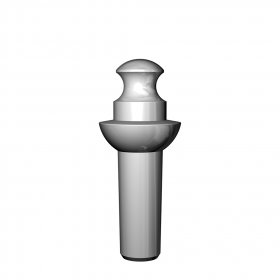 4.0mm 0 Brevis Abutment 2.0mm Post 260-100-406